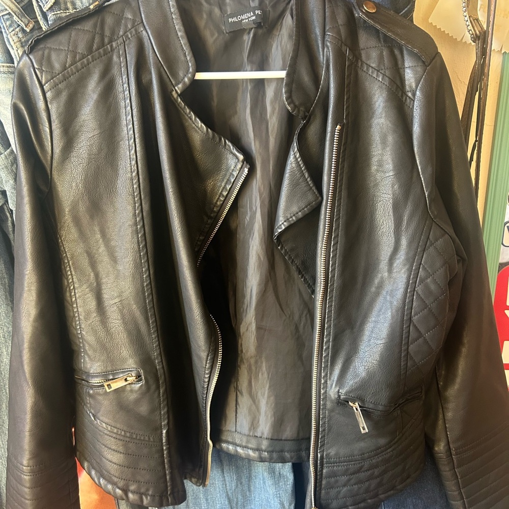 Premium Black Leather Jacket for Women